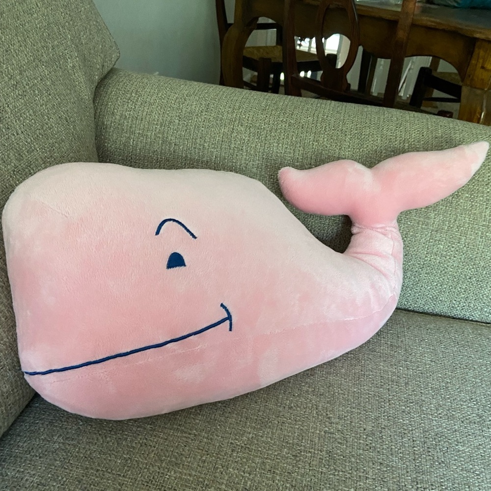 Vineyard Vines whale pillow
